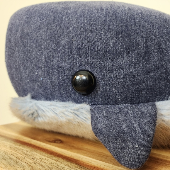 Wendi Whale Soft Belly Stuffed Plush Pillow Toy - Picture 2 of 5